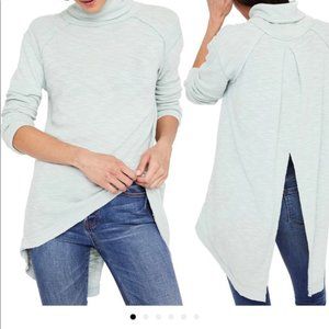 Free People Split Back Turtle Neck